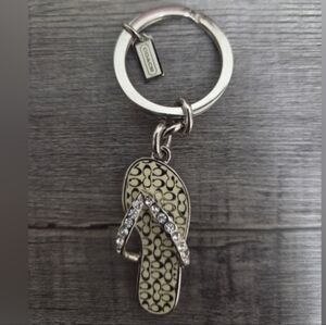 Coach Flip Flop Keychain